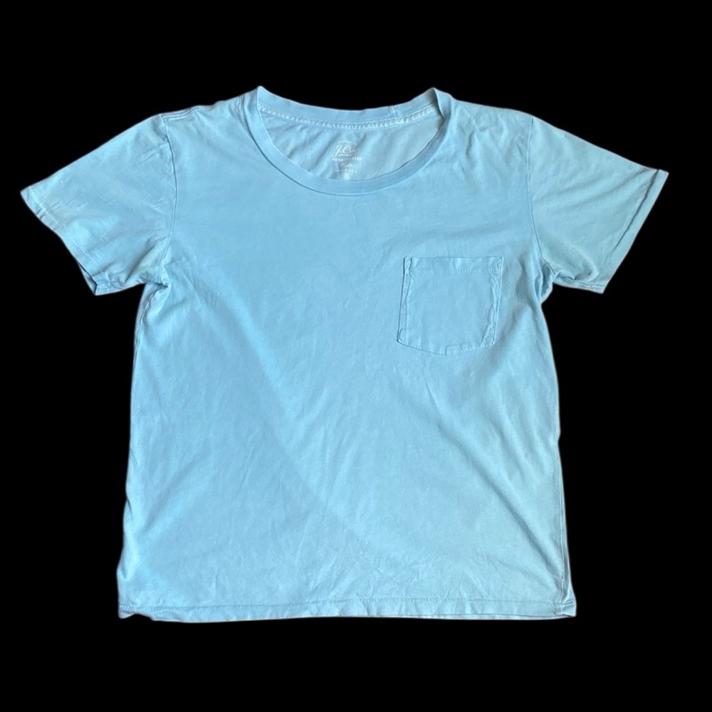 J. Crew Blue Short Sleeve Tee